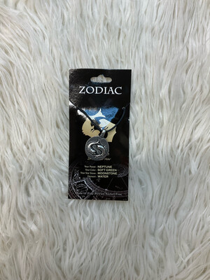 PISCES PEWTER ZODIAC NECKLACE