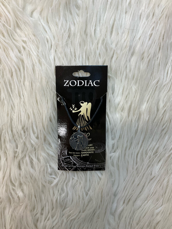 VIRGO PEWTER ZODIAC NECKLACE