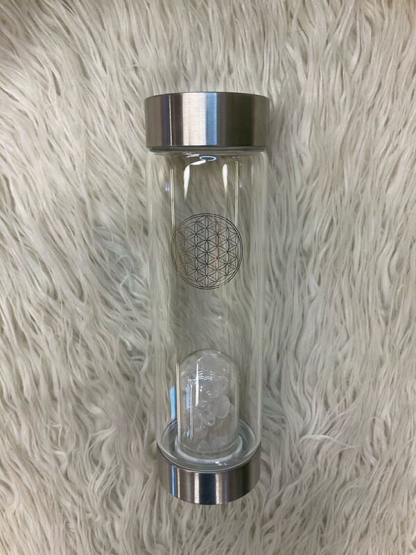 STONE CHIP 24OZ  CRYSTAL WATER BOTTLE