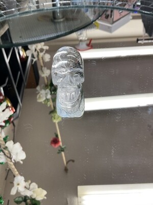 CLEAR QUARTZ SKULL