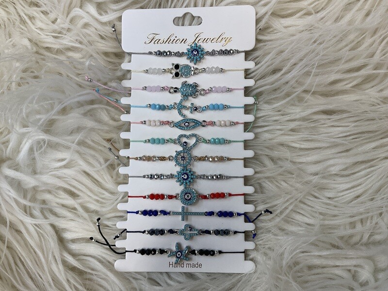 EVIL EYE BEAD BRACELET