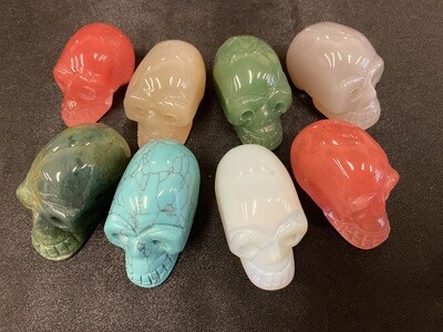 ASSORTED STONE SKULL