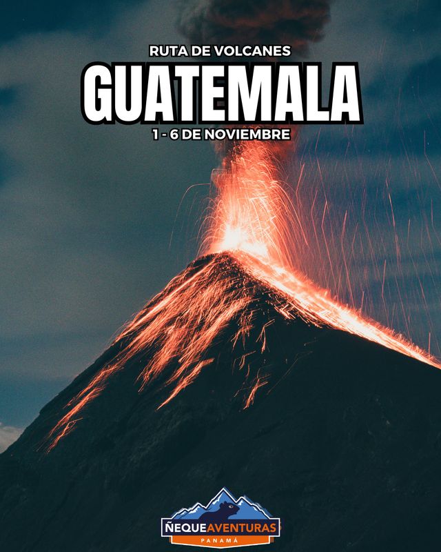 Tour de Guatemala: Ruta de Volcanes, Cultura y Aventuras 1 a 6 Noviembre 2026) (GRUPAL)