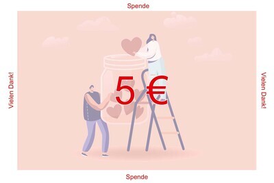Spende über 5 Euro