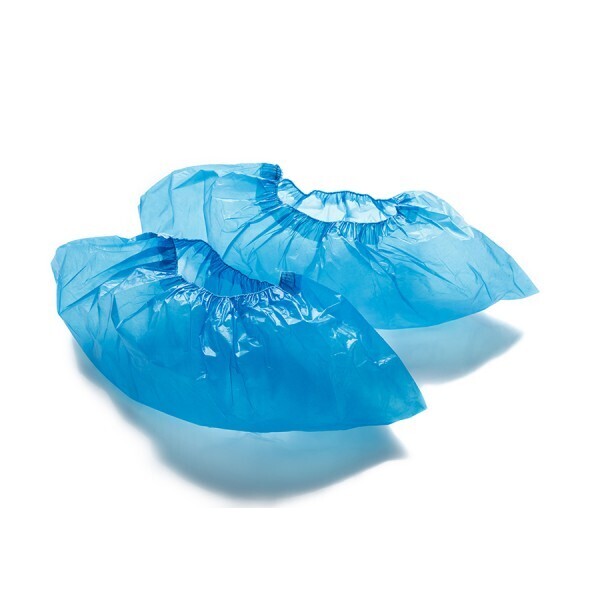 Ποδονάρια μιας χρήσεως πλαστικά μπλε / 100 τεμάχια