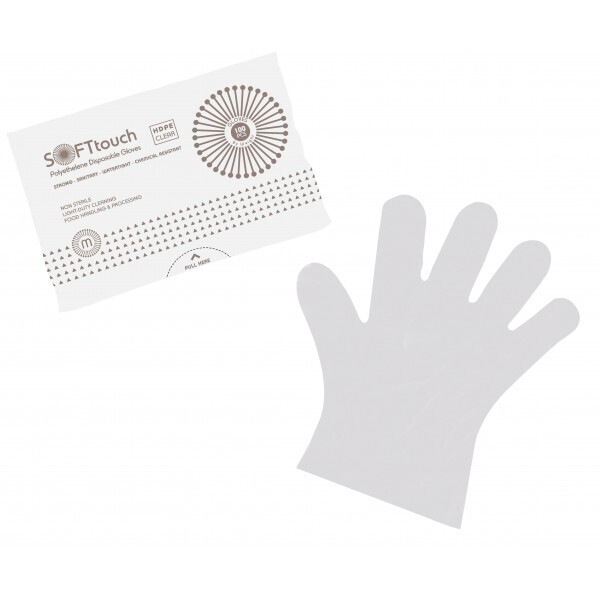 Γάντια διαφανή σαγρέ Soft Touch (1,0gr) 10000 τεμάχια
