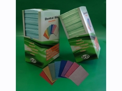 Οδοντιατρική πετσέτα χωρίς λαιμόκοψη πράσινη 33εκ x 45εκ (500 τεμάχια)