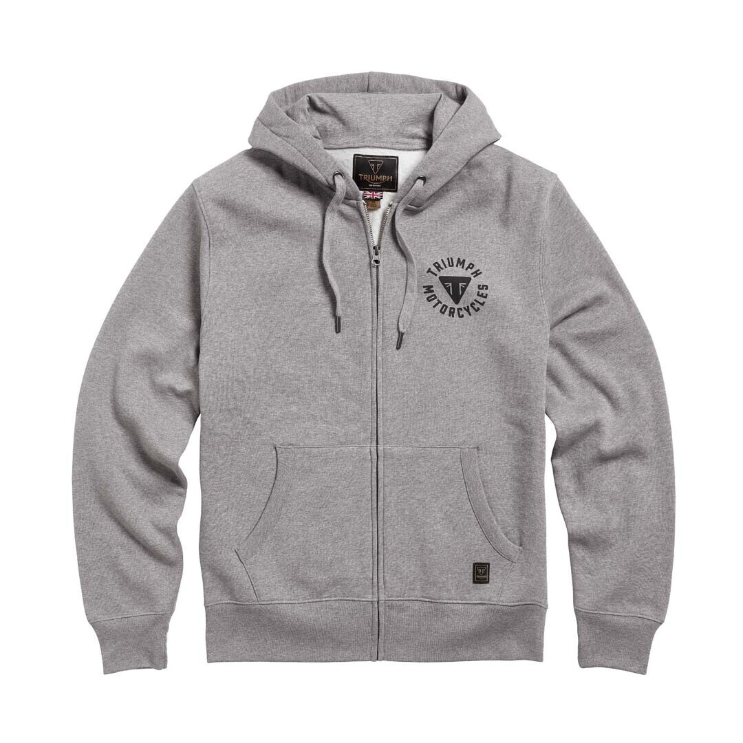 Triumph Digby Full Zip Gray Hoodie
