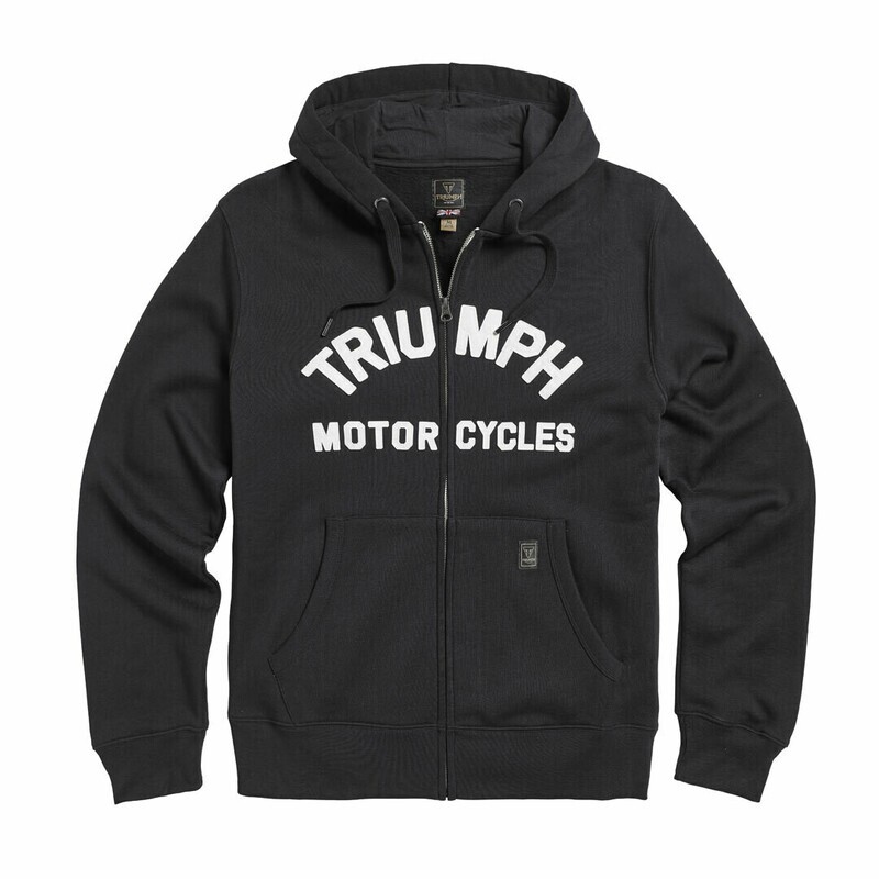 Triumph Lavenham Black Fleece Hoodie