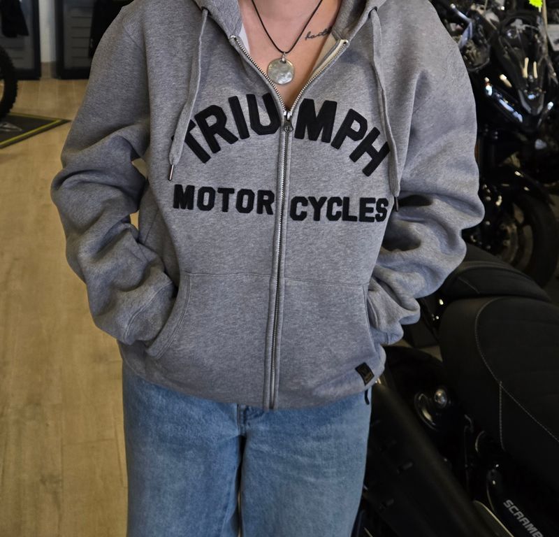 LAVENHAM GREY ZIP UP