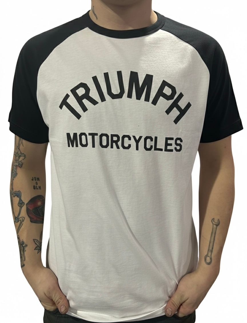 SALTERN WHITE/BLACK TEE