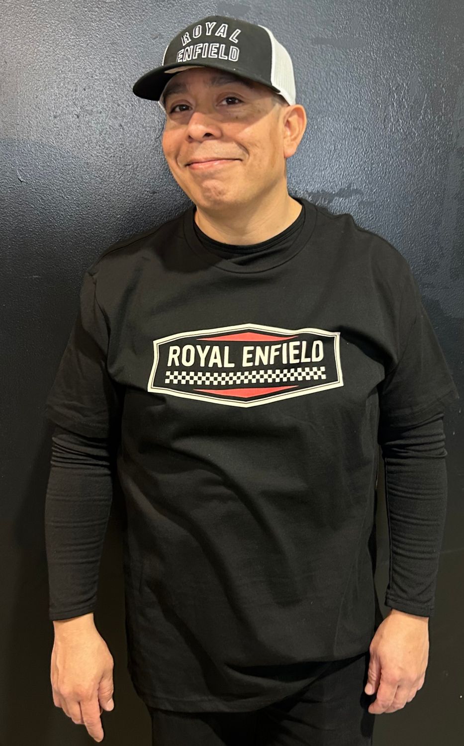 CHECKERED HEXAGON TEE