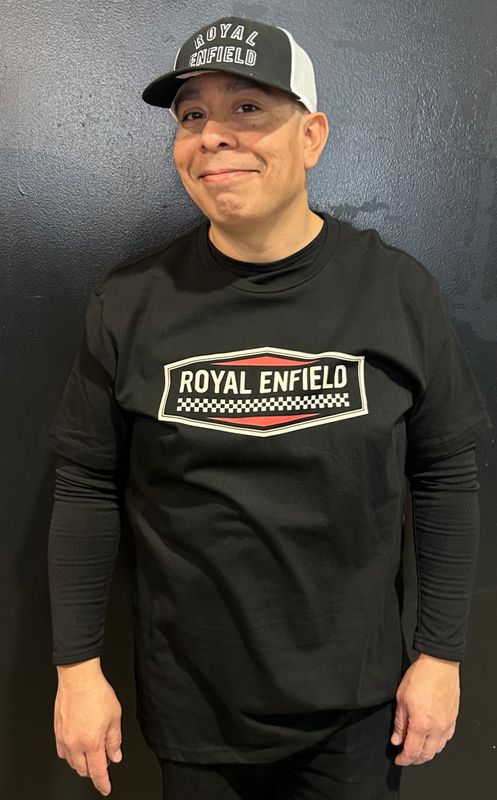 CHECKERED HEXAGON TEE