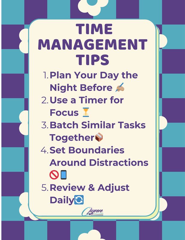 Time Management Tips
