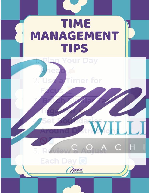 Time Management Tips