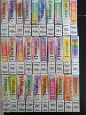 Escobar's 2500 puffs (35 flavors)