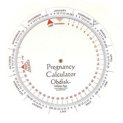 Obdisk Pregnancy Wheel Calculator