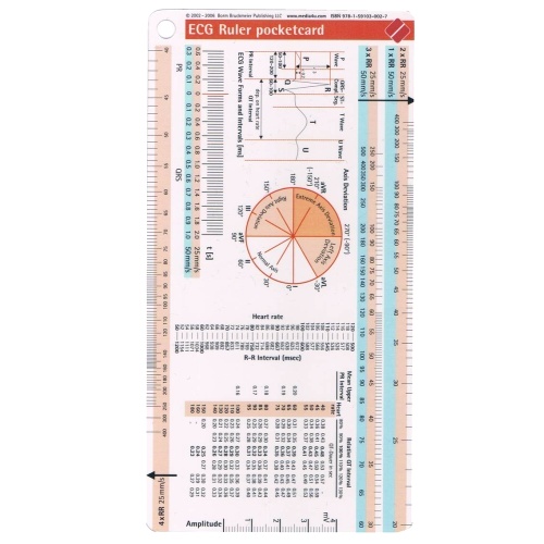 ECG Ruler Pocketcard