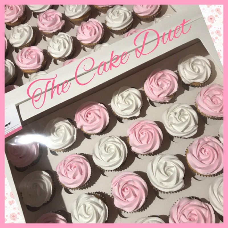 10% off - 2 dozen standard cupcakes - CHOCOLATE/VANILLA BEAN, signature buttercream icing