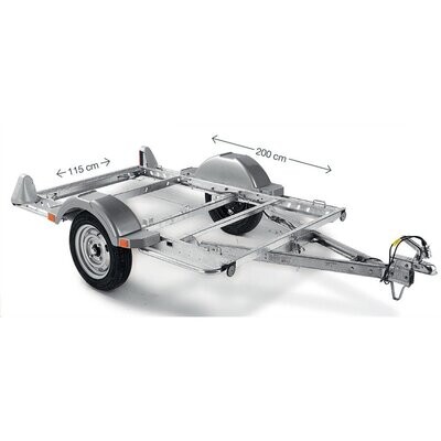 REMORQUE CHASSIS NU 750 KG MODULABLE