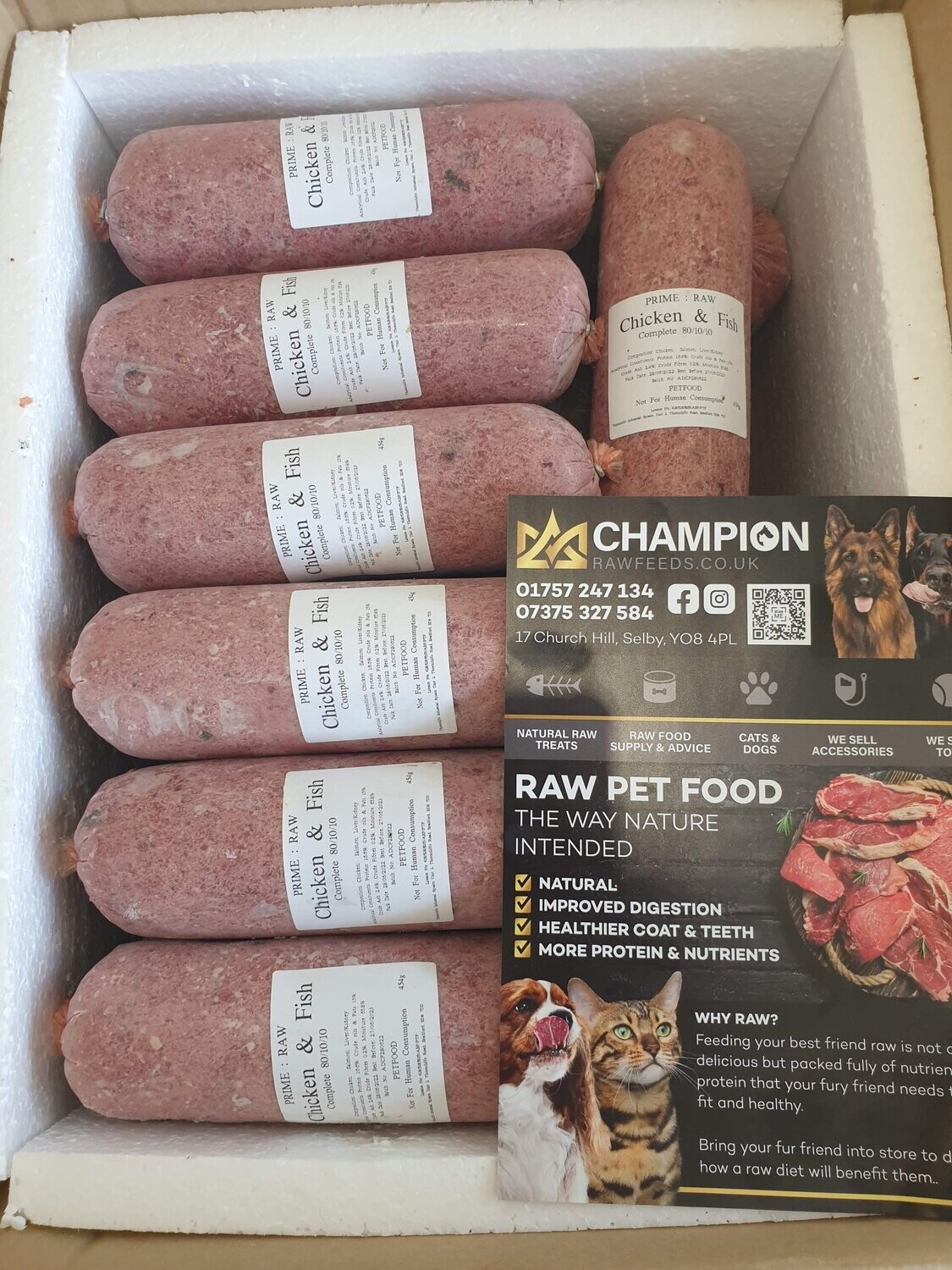 Prime Raw Chicken & Salmon Complete