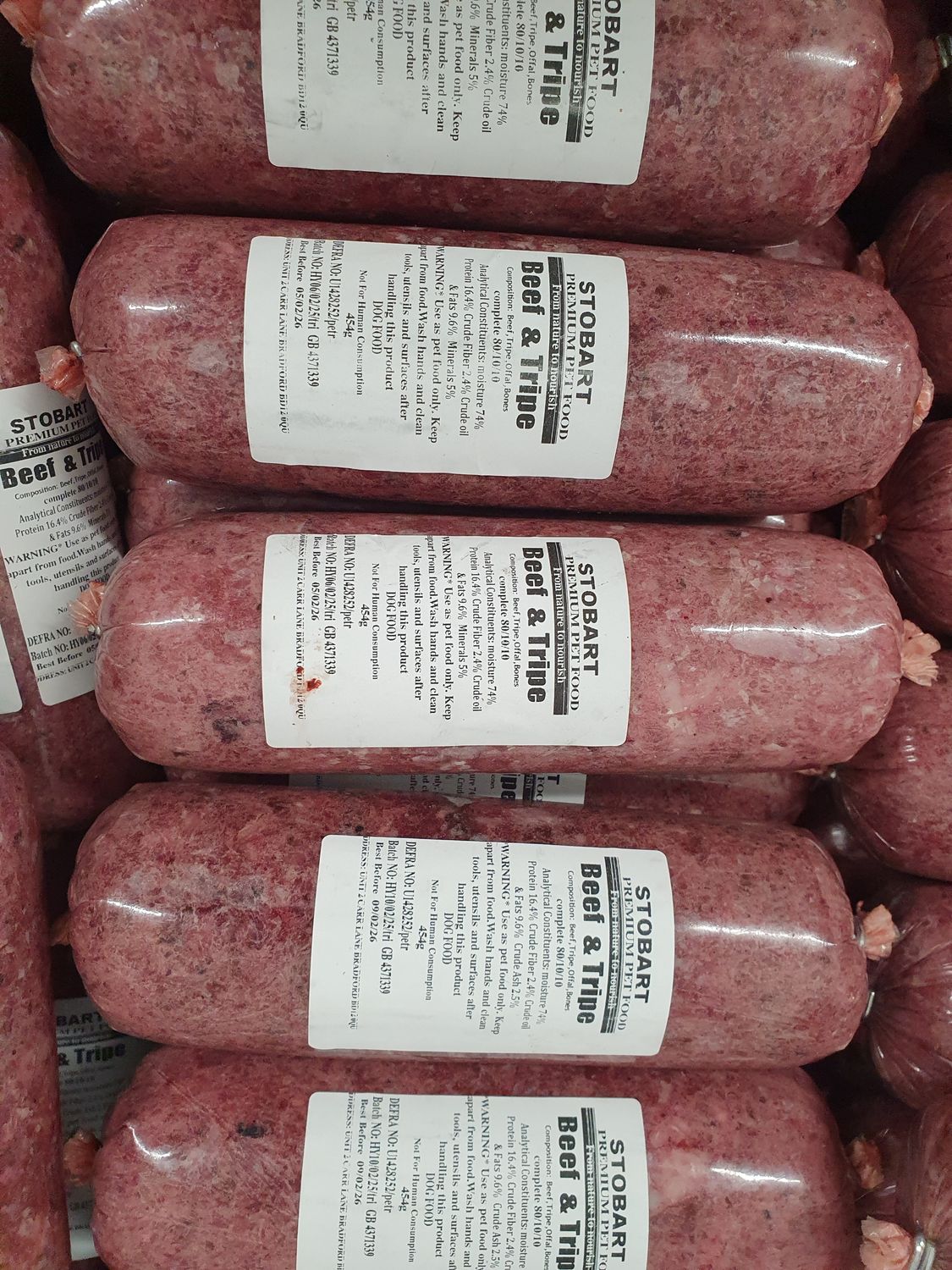 Stobart Raw Beef & Tripe Complete