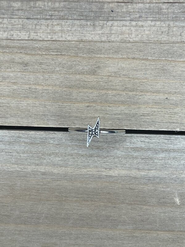 Anillo sparkling BACK IN BLACK