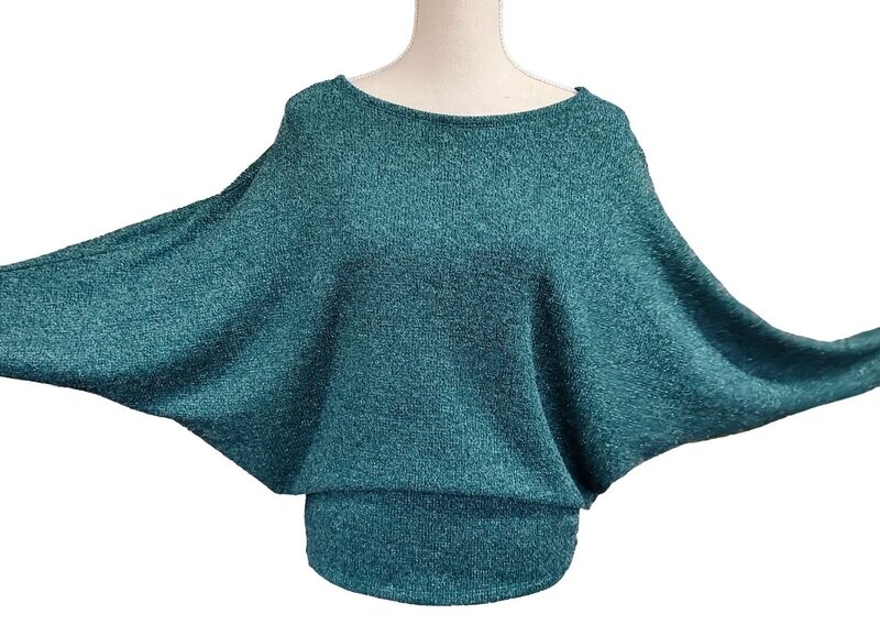 Bluse im Fledermaus-Style