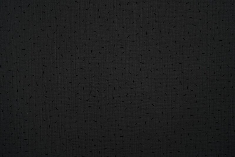 Baumwolle Musselinstoff Print-Graublau mit kurzen Streifen 140 cm Baumwolle Musselinstoff Print-Graublau mit kurzen Streifen 140 cm