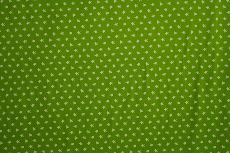 Jersey Stoff Grün mit Sternen 140 cm Jersey Stoff Grün mit Sternen 140 cm