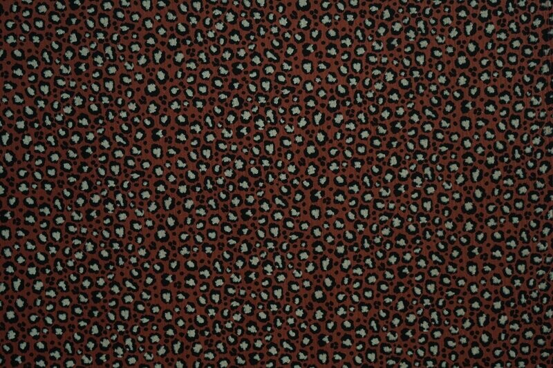 Baumwolle Musselinstoff Leo Rot 140 cm Baumwolle Musselinstoff Leo Rot 140 cm