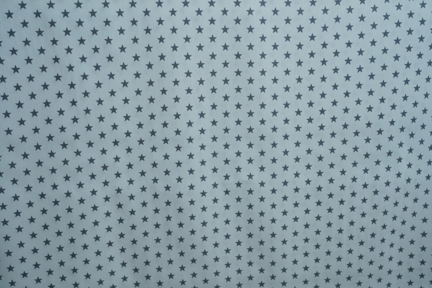 Popelinstoff Print graue Sterne 140 cm