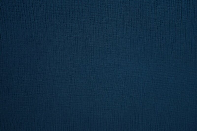 Baumwolle Musselinstoff Jeansblau Baumwolle Musselinstoff Jeansblau