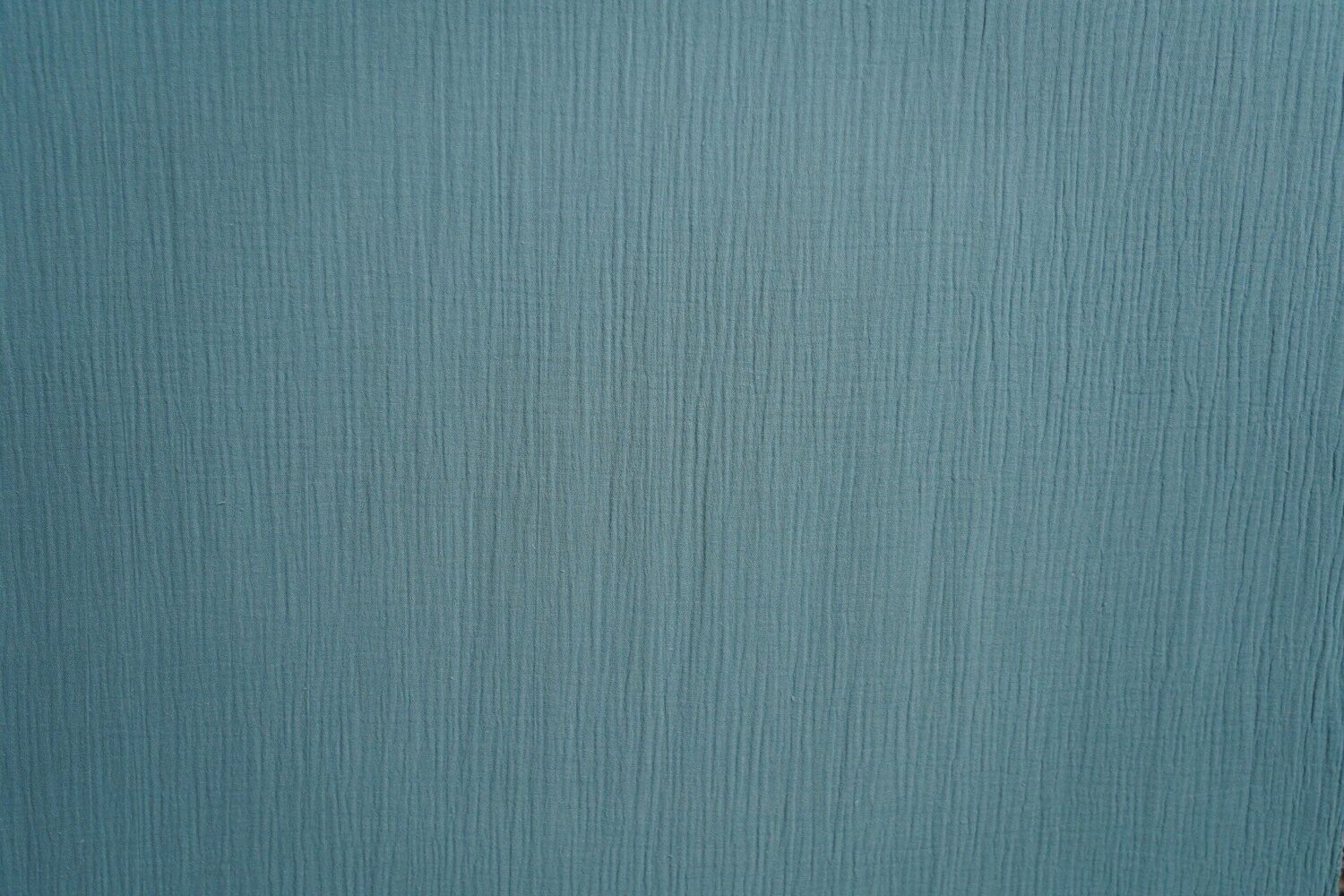 Baumwolle Musselinstoff Himmelblau