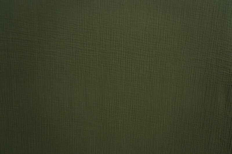 Baumwolle Musselinstoff Oliv Baumwolle Musselinstoff Oliv