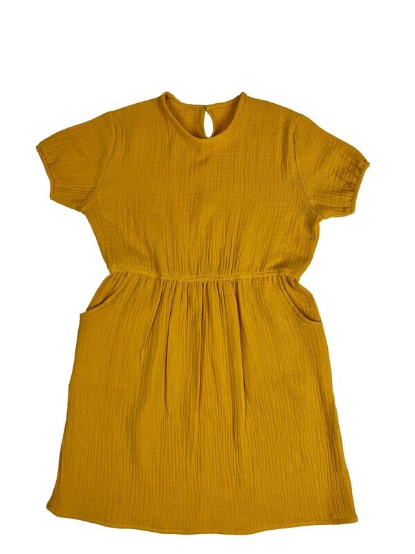 Kinderkleid Musselinstoff verschiedene Farben Kinderkleid Musselinstoff verschiedene Farben