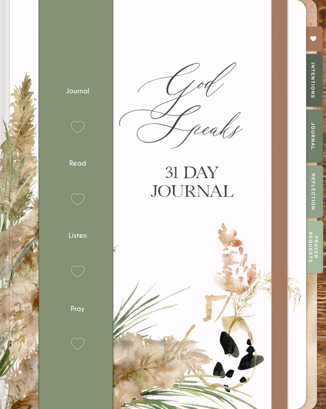 God Speaks: 31 Day Digital Journal Winter 2024- Pampas Grass Design
