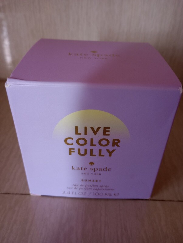 Live Colorfully Sunset by Kate Spade (100ML) women Open box