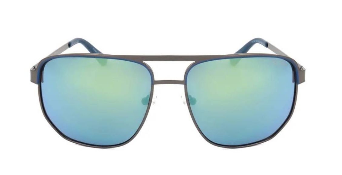 Guess Blue Mirror Navigator Men's Sunglasses