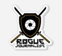 Rogue Journalist Coat of Arms Acrylic Hat Pin