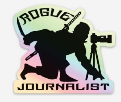 Rogue Journalist Holographic Sticker