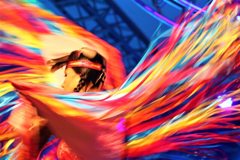 Signed Dancing Eagle Woman Post Card Print