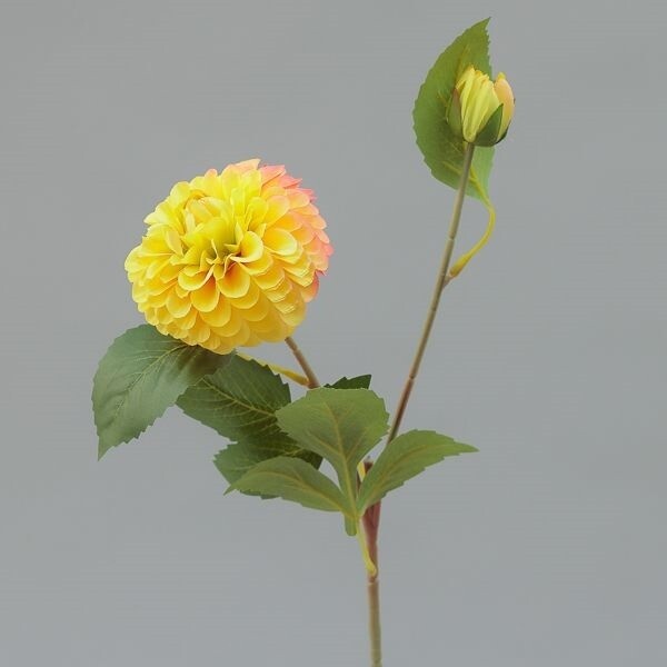 RAMO ZINNIA  X  2 CM  CM 60 YELLOW