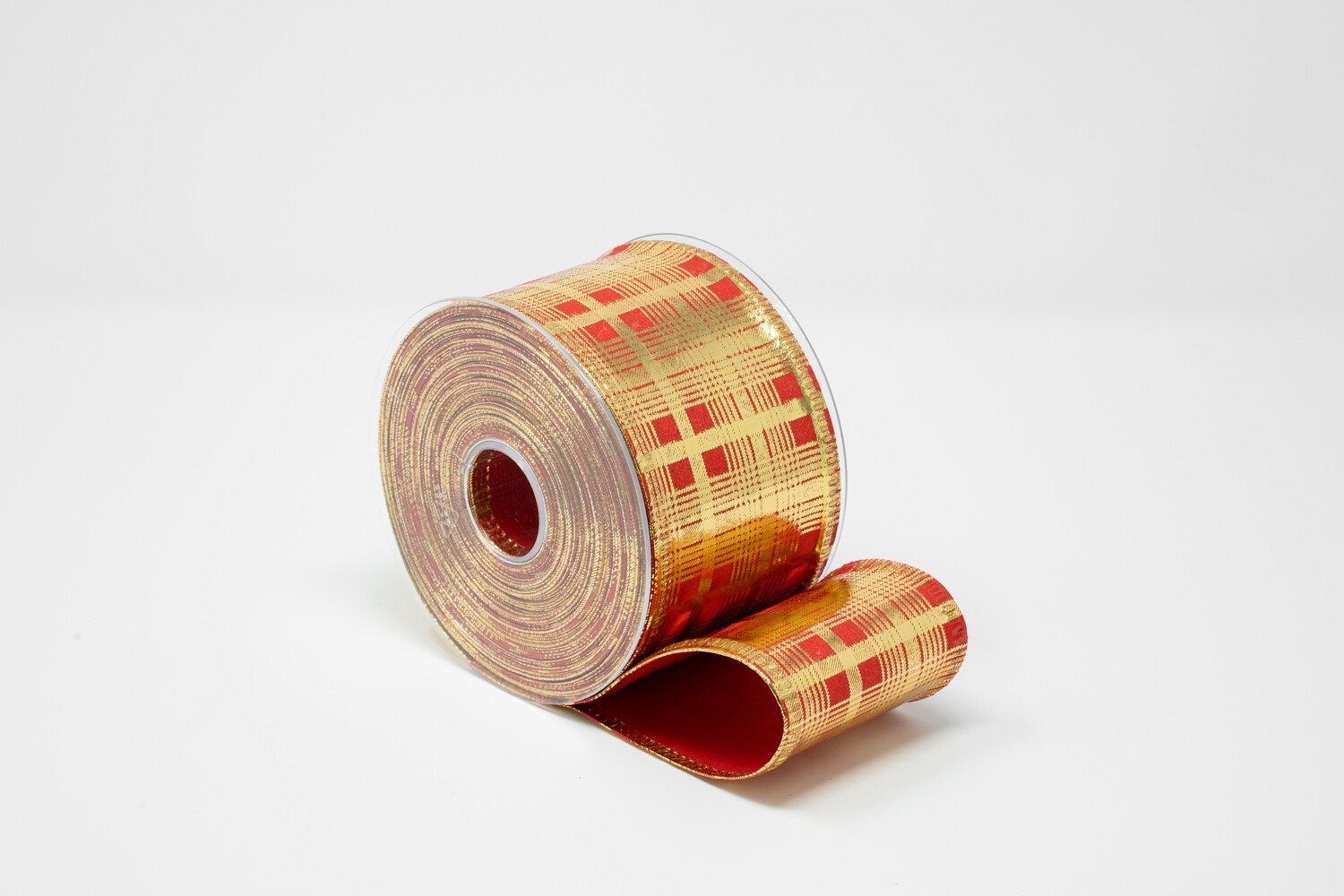 NASTRO SCOZZESE LAM mm70x10mt ROSSO/ORO