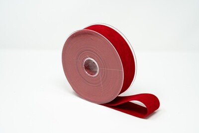 Nastro VELLUTO 40X10 mt COLORE ROSSO