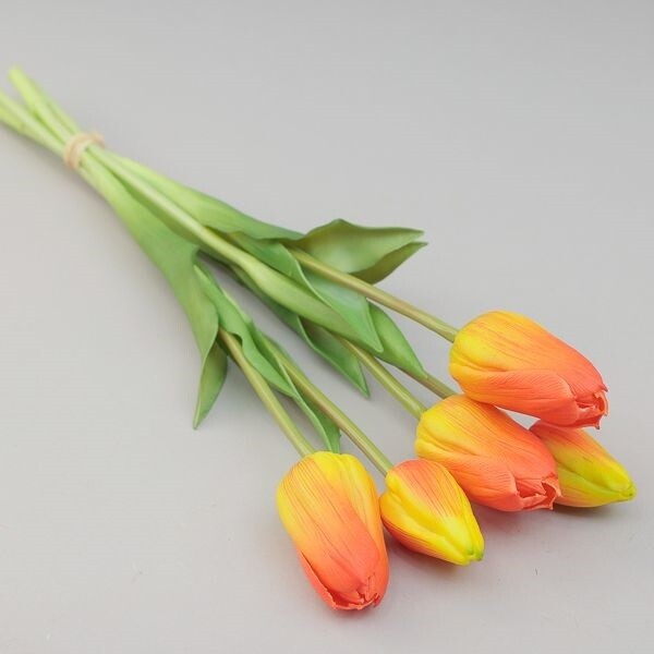 MAZZO TULIPANO X 5 CM 13*48 ORANGE