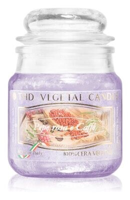 THD VEGETAL CANDLE 100 GR PEPE ROSA E CAFFE&#39; 6/60