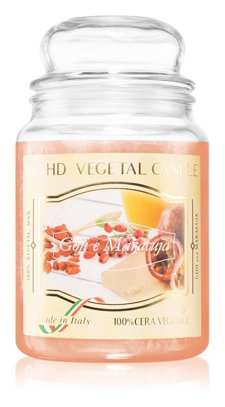 THD VEGETAL CANDLE 600 GR GOJI E MARACUIA