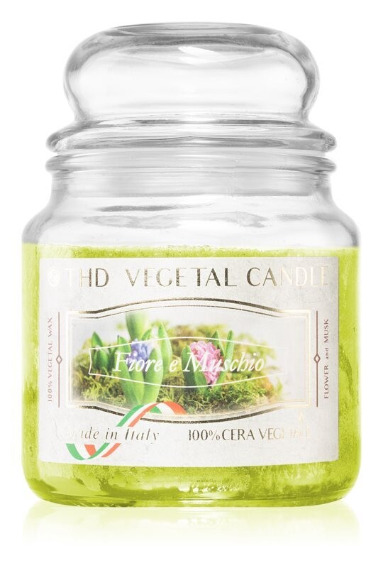 THD VEGETAL CANDLE 400 GR FIORE E MUSCHIO 6/60