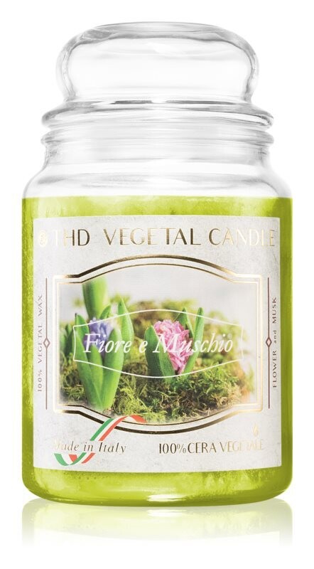 THD VEGETAL CANDLE 600 GR FIORE E MUSCHIO